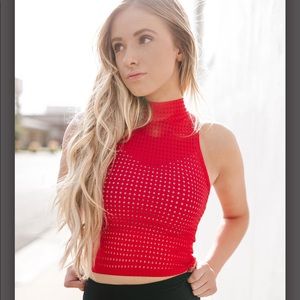 Five Dancewear Mesh Tank Top (Adult L) Runs small!